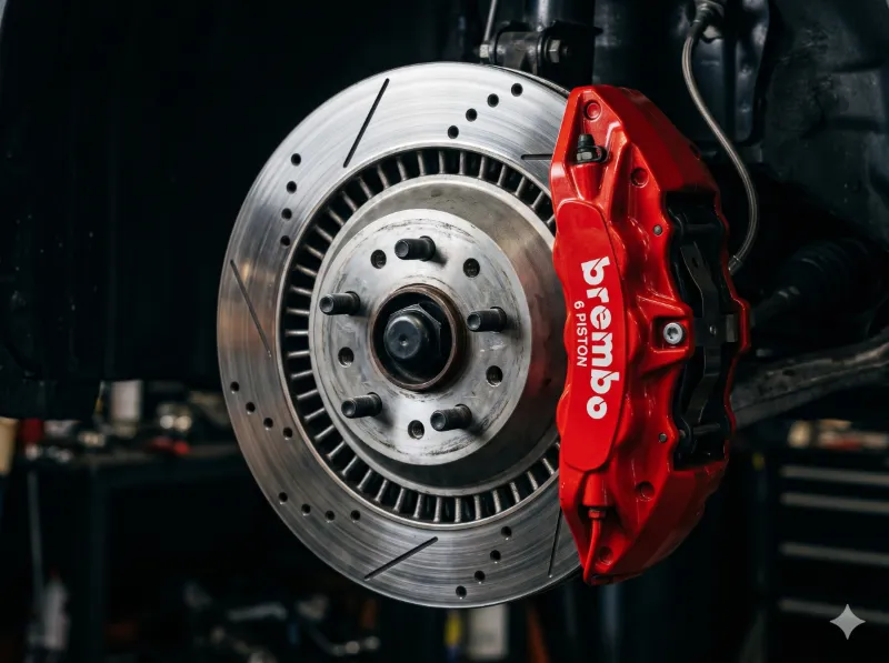 Brake rotor and caliper service at Abby Auto Performance Abbotsford